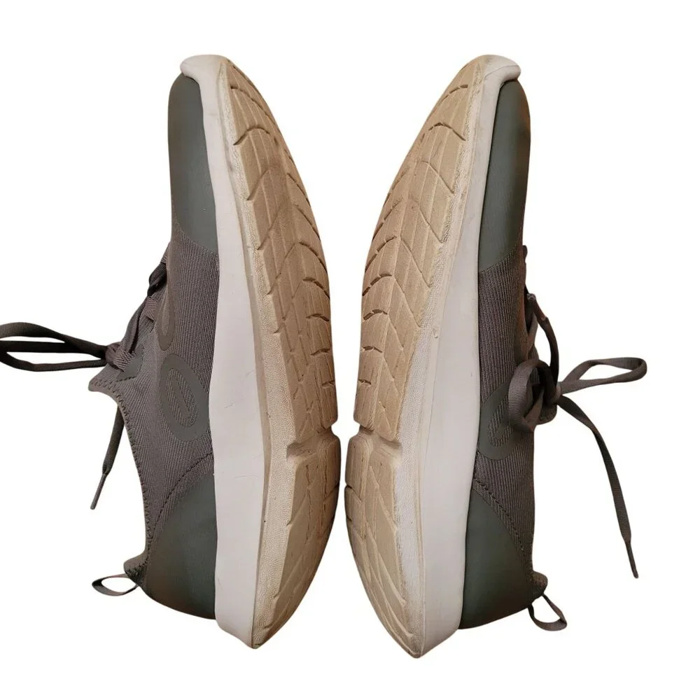 Oofos Gray Walking Sneakers OOfoam Sole 9.5 Volcanic Ash OOmg‎ Sport LS